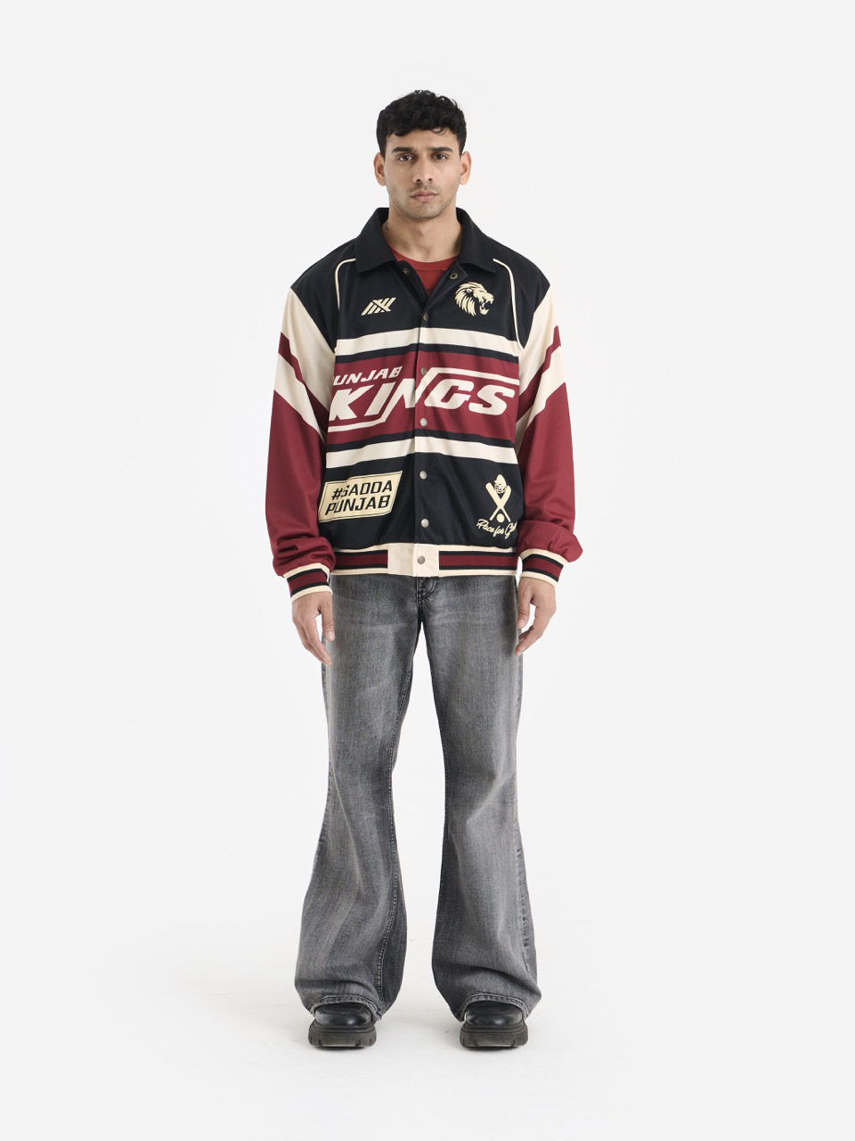 Punjab Kings Punjab Kings Racer Varsity Jacket (3)