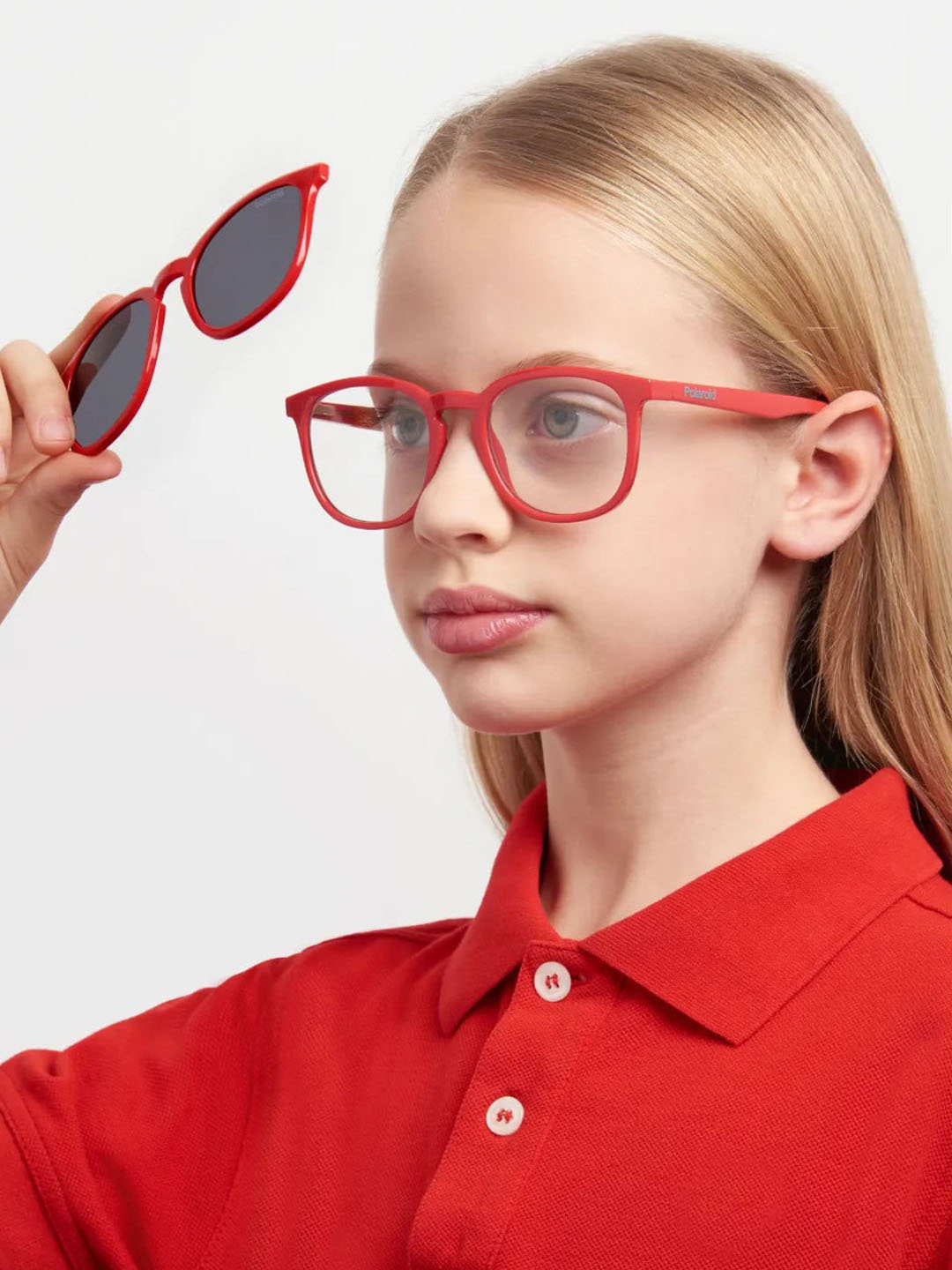 Punjab Kings Punjab Kings Red Kids Pld 8050/Cs Junior (7-10) Sunglasses (4)