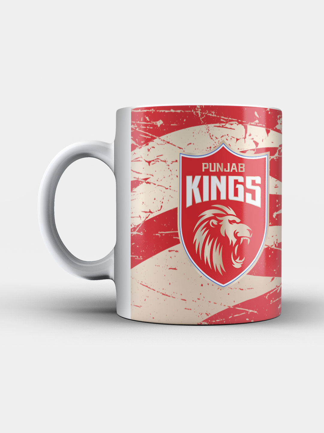 Punjab Kings Red and Gold Logo Printed Ceramic Glossy Coffee Mug 325 ml - Pack of 1 (3)