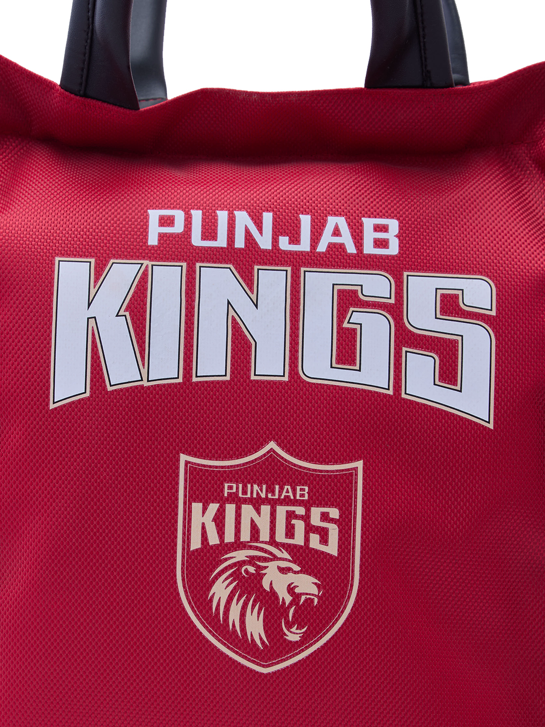 Punjab Kings Insulated Red Lunch Bag for Men and Women with Canvas Fabric Zip Closure Multipurpose Bag (8)