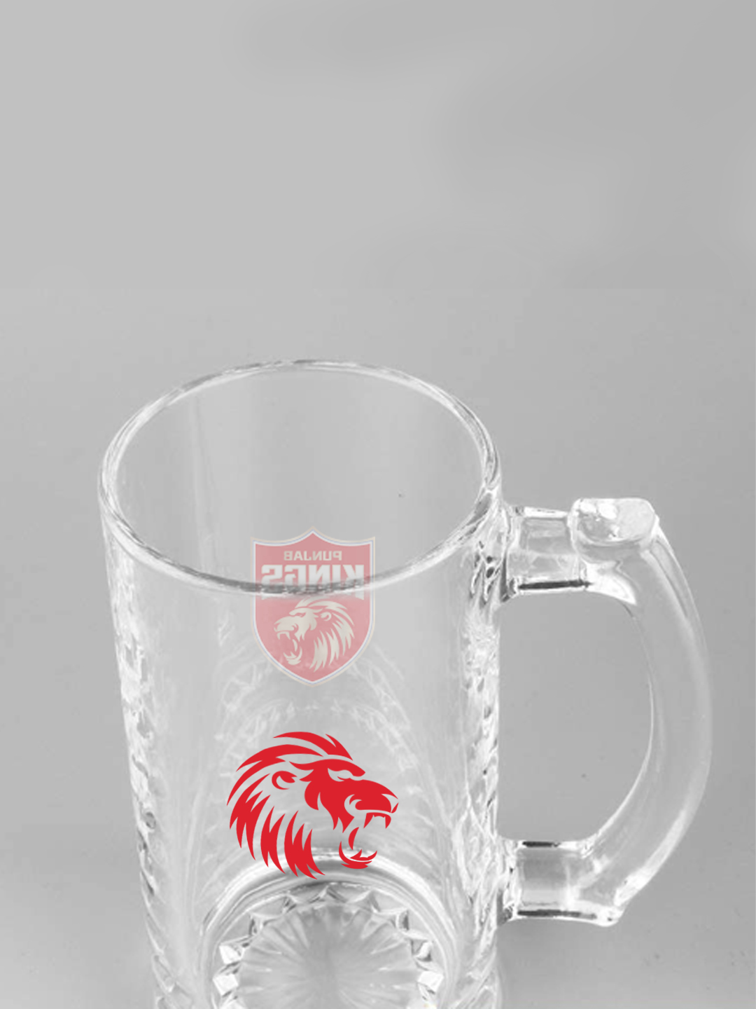 Punjab Kings Sadda Punjab - Dishwaser Safe Glass Mugs 500 ML (Pack of - 1) (5)