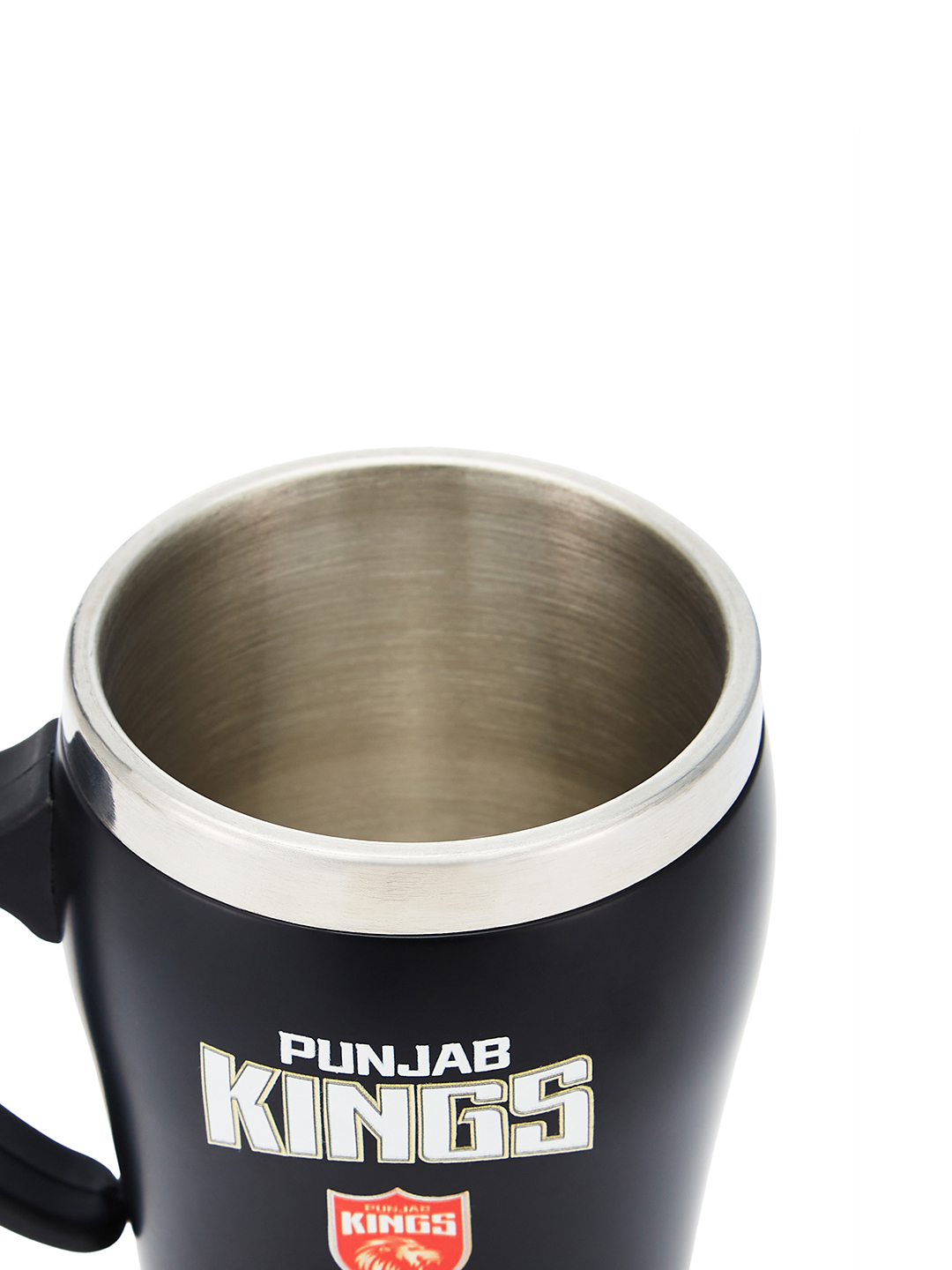 Punjab Kings Travel Mug with Spill-Proof Removable Lid Lightweight Easy to Carry Stainless Steel Mug - 350 ML (6)