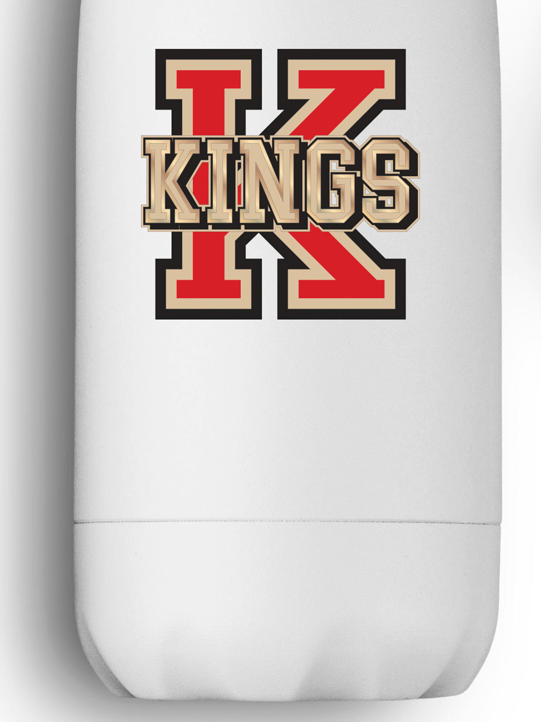 Punjab Kings Vacuum Insulated Double-Walled Stainless Steel Insulated Flask Travel Bottle-680 ML (White/Red) (5)