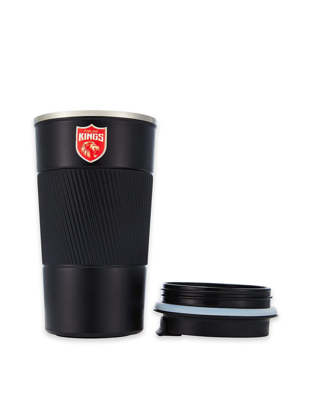 Punjab Kings Vacuum Insulated Double-Walled with Spill Proof Flip Top Stainless Steel Coffee Tumbler - 400 ML (7)
