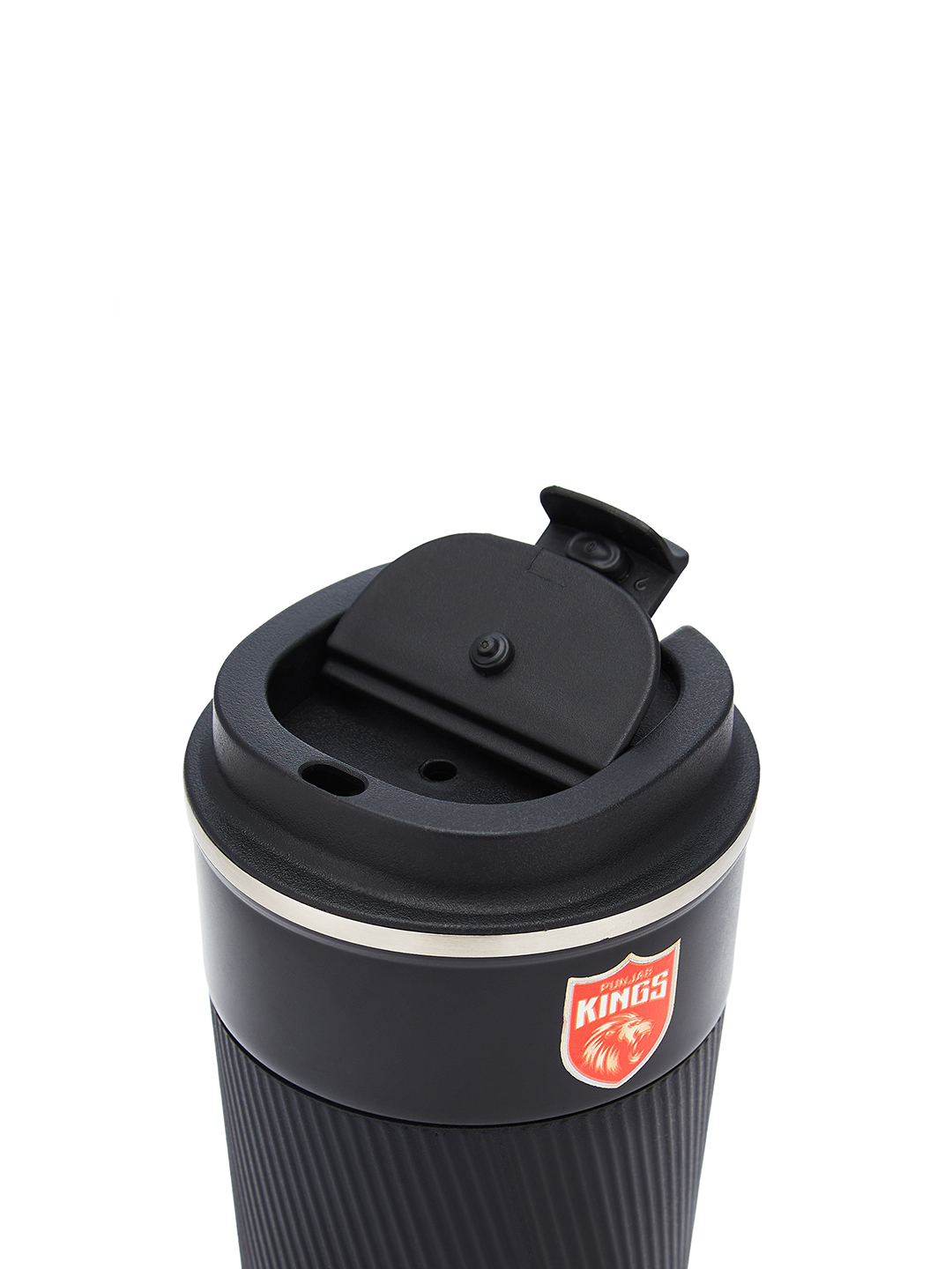Punjab Kings Vacuum Insulated Double-Walled with Spill Proof Flip Top Stainless Steel Coffee Tumbler - 400 ML (8)