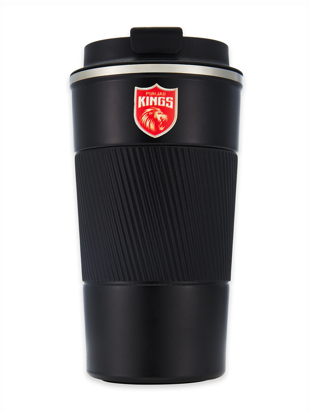 Punjab Kings Vacuum Insulated Double-Walled with Spill Proof Flip Top Stainless Steel Coffee Tumbler - 400 ML (2)