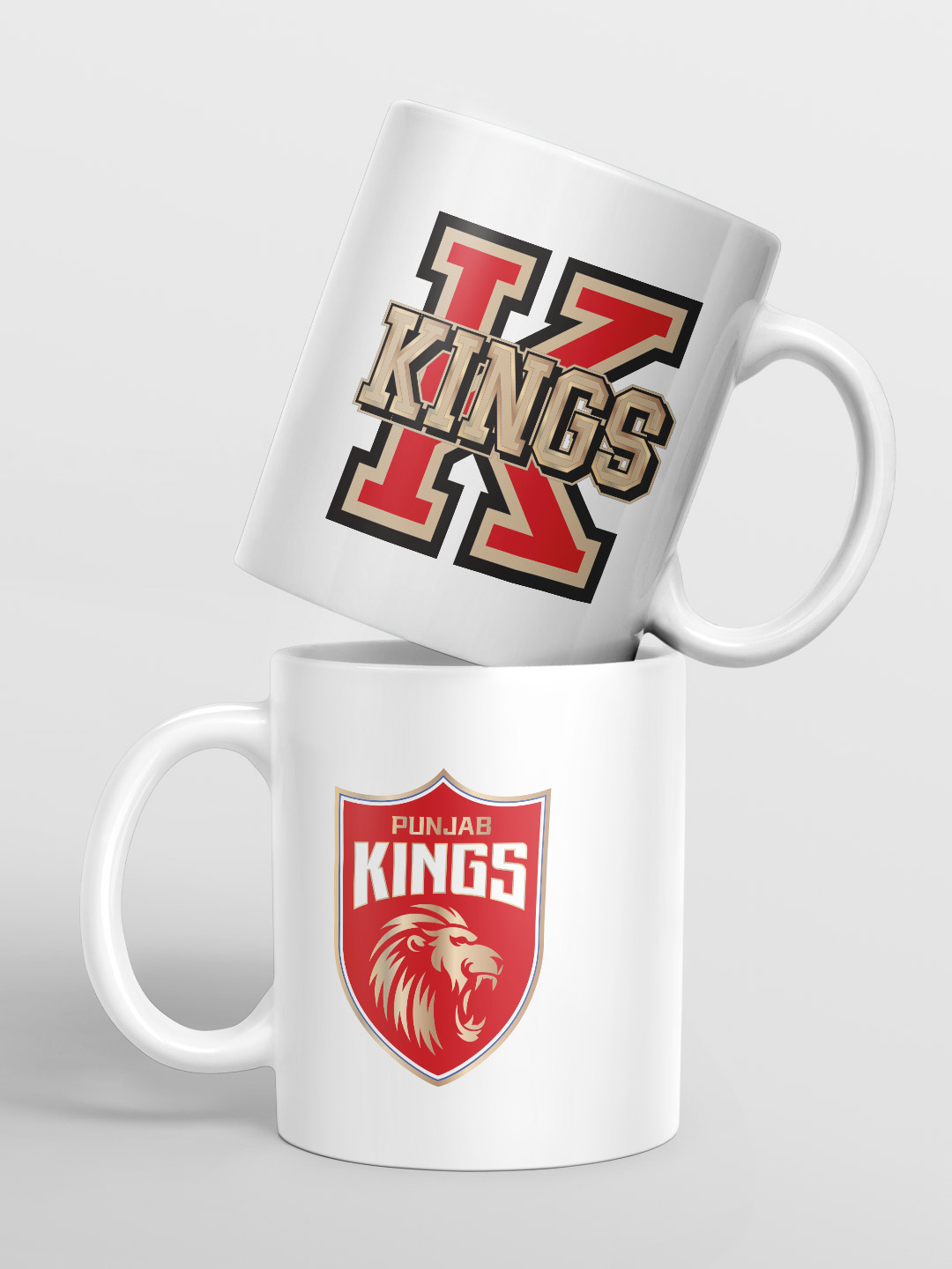 Ceramic Glossy Printed Mug, Microwave and Dishwasher Safe, Tea and Coffee Mug - 325 ml (White/Red) - Pack of 1