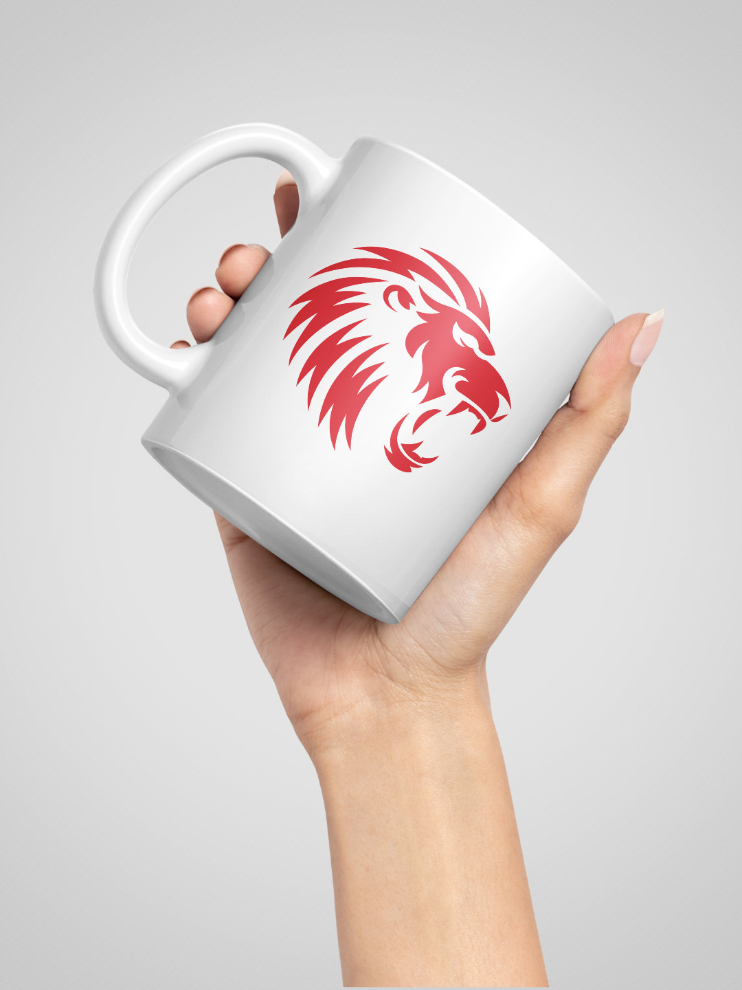 Punjab Kings Ceramic Glossy Printed Mug, Microwave and Dishwasher Safe, Tea and Coffee Mug - 325 ml (White/Red) - Pack o (3)