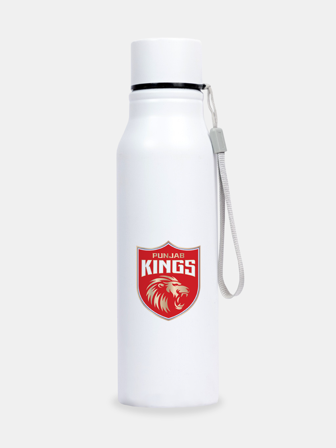 Punjab Kings White and Red Printed Single Walled Stainless Steel Bottle - 800 ML (2)