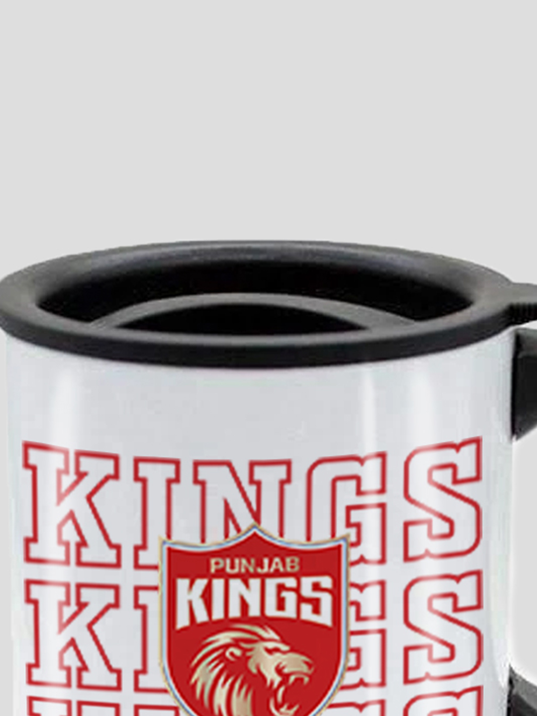 Punjab Kings Travel Mug with Vacuum Insulated Double-Walled Leakproof Lid Stainless Steel Mug - 450 ML (6)