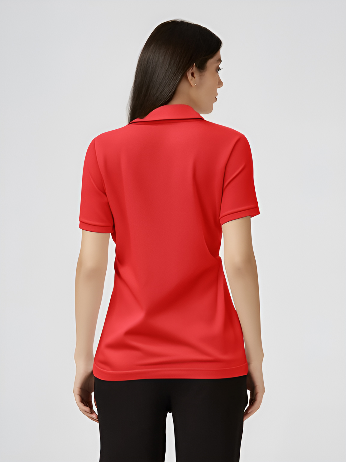 Punjab Kings Women Colourblocked Half Sleeves Polo Collar Cotton T-Shirt (2)