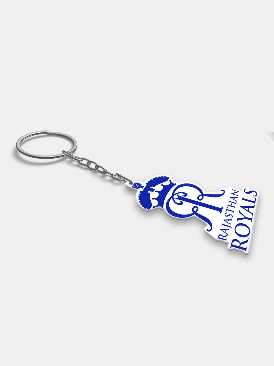Rajasthan Royals Blue and White RR Logo and Samson Acrylic Keychain - Pack of 2 (4)