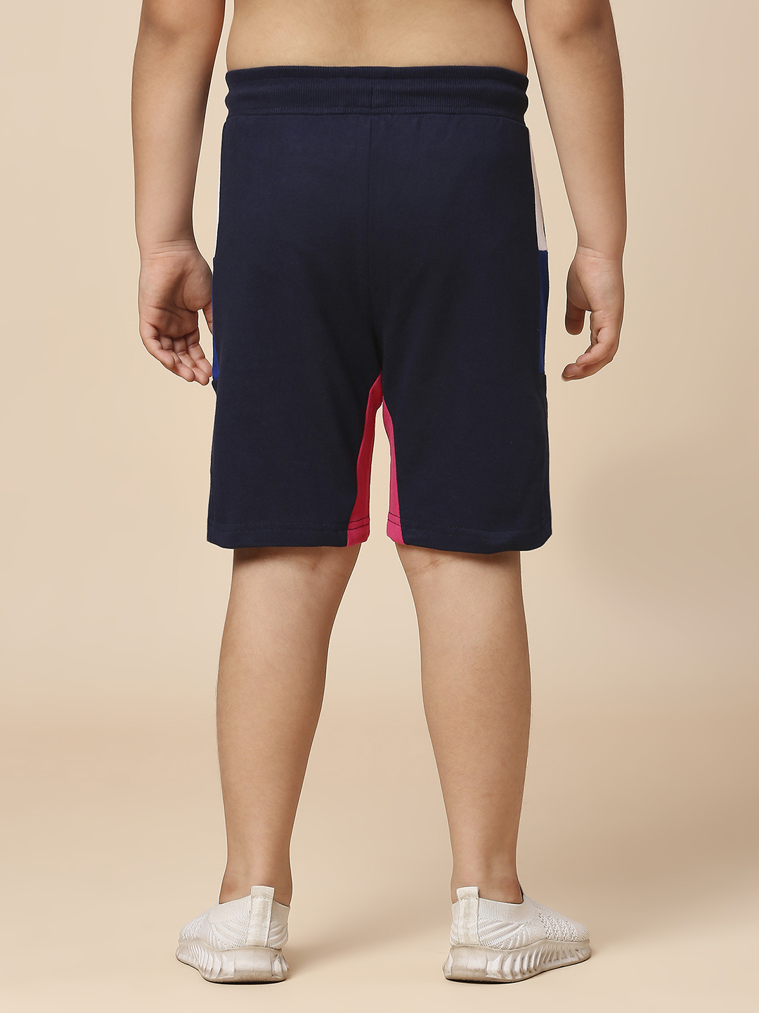 Rajasthan Royals Boys Navy Blue Printed Mid-Rise Active Sports Shorts (4)