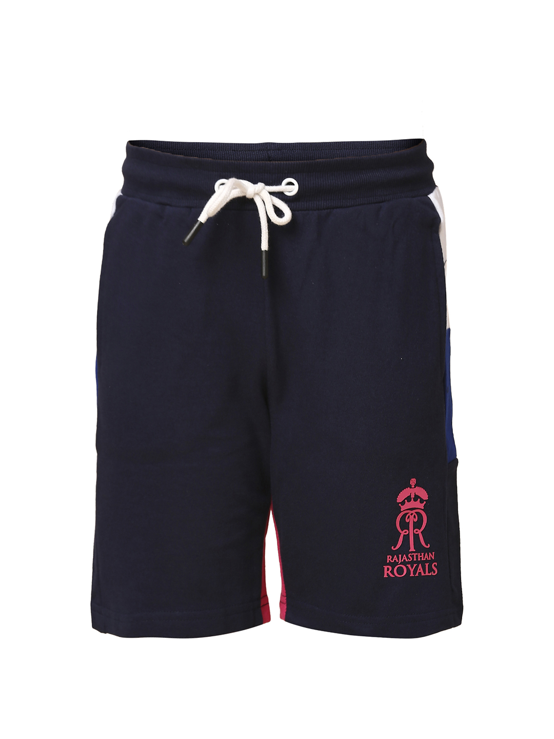Rajasthan Royals Boys Navy Blue Printed Mid-Rise Active Sports Shorts (7)