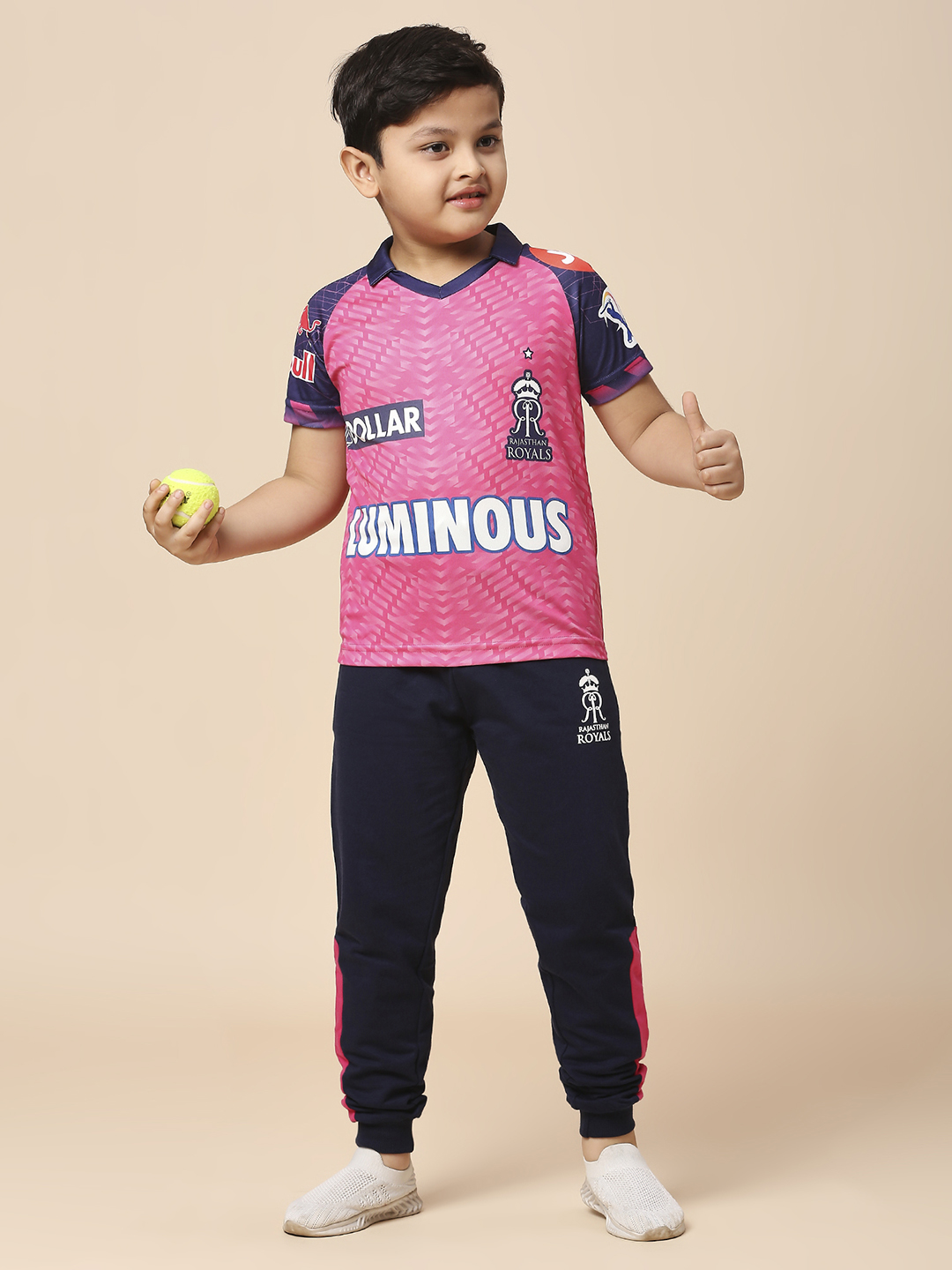 Rajasthan Royals Boys Official IPL-2023 Replica Match Jersey (5)