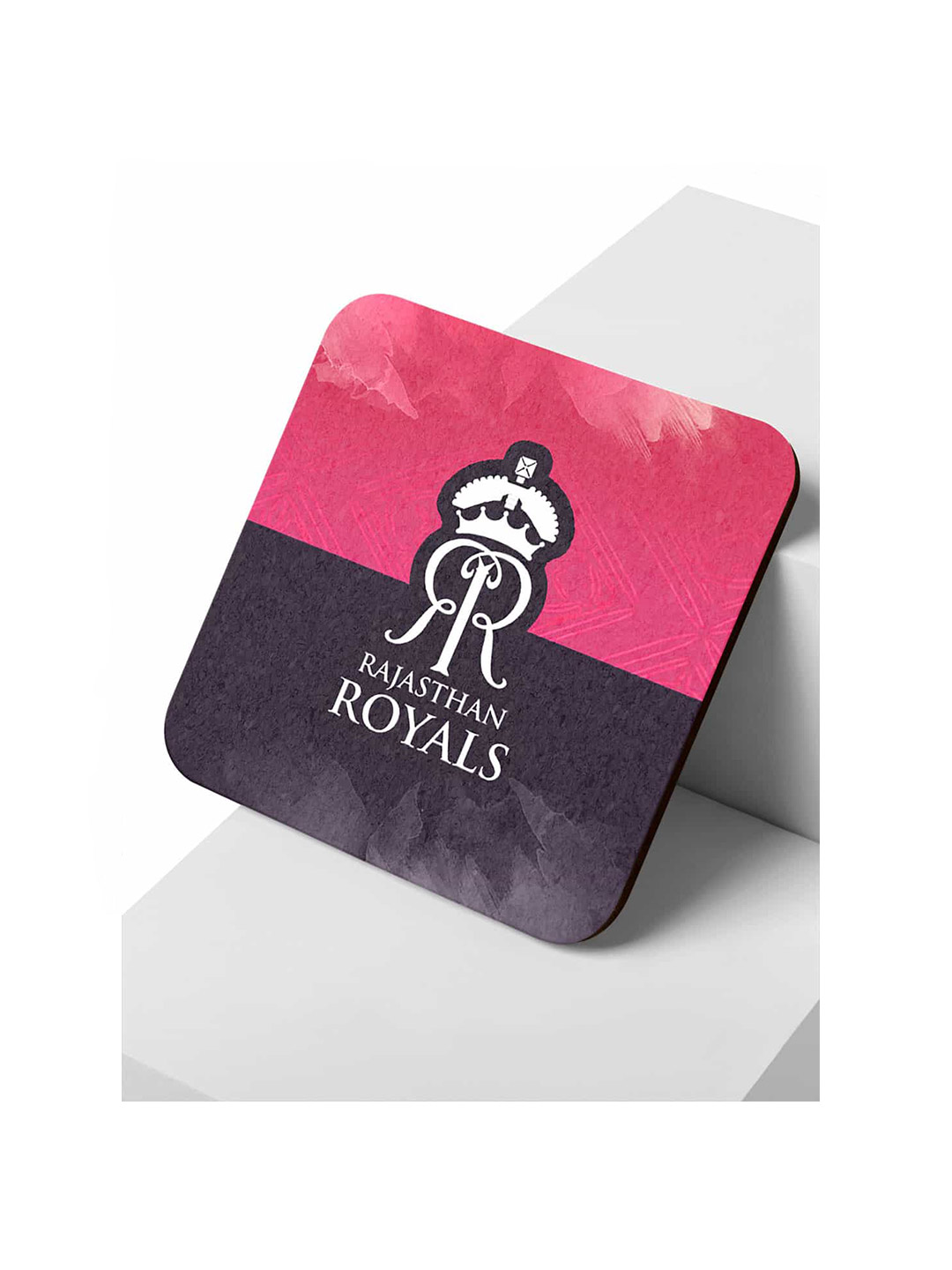Rajasthan Royals Crest Blue - 10 X 10 (cm) Coasters (1)