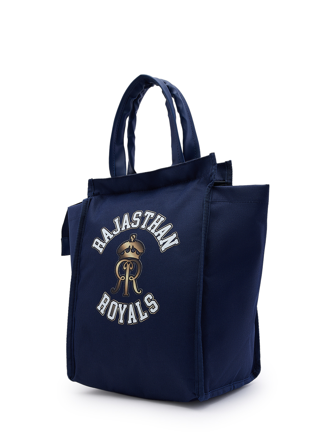 Rajasthan Royals Insulated Blue Lunch Bag for Men and Women with Canvas Fabric Zip Closure Multipurpose Bag (7)