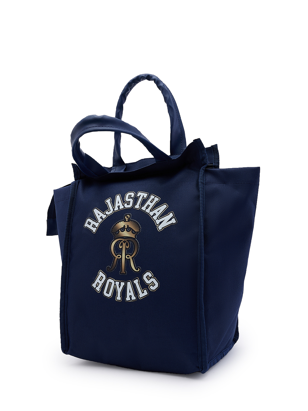 Rajasthan Royals Insulated Blue Lunch Bag for Men and Women with Canvas Fabric Zip Closure Multipurpose Bag (4)