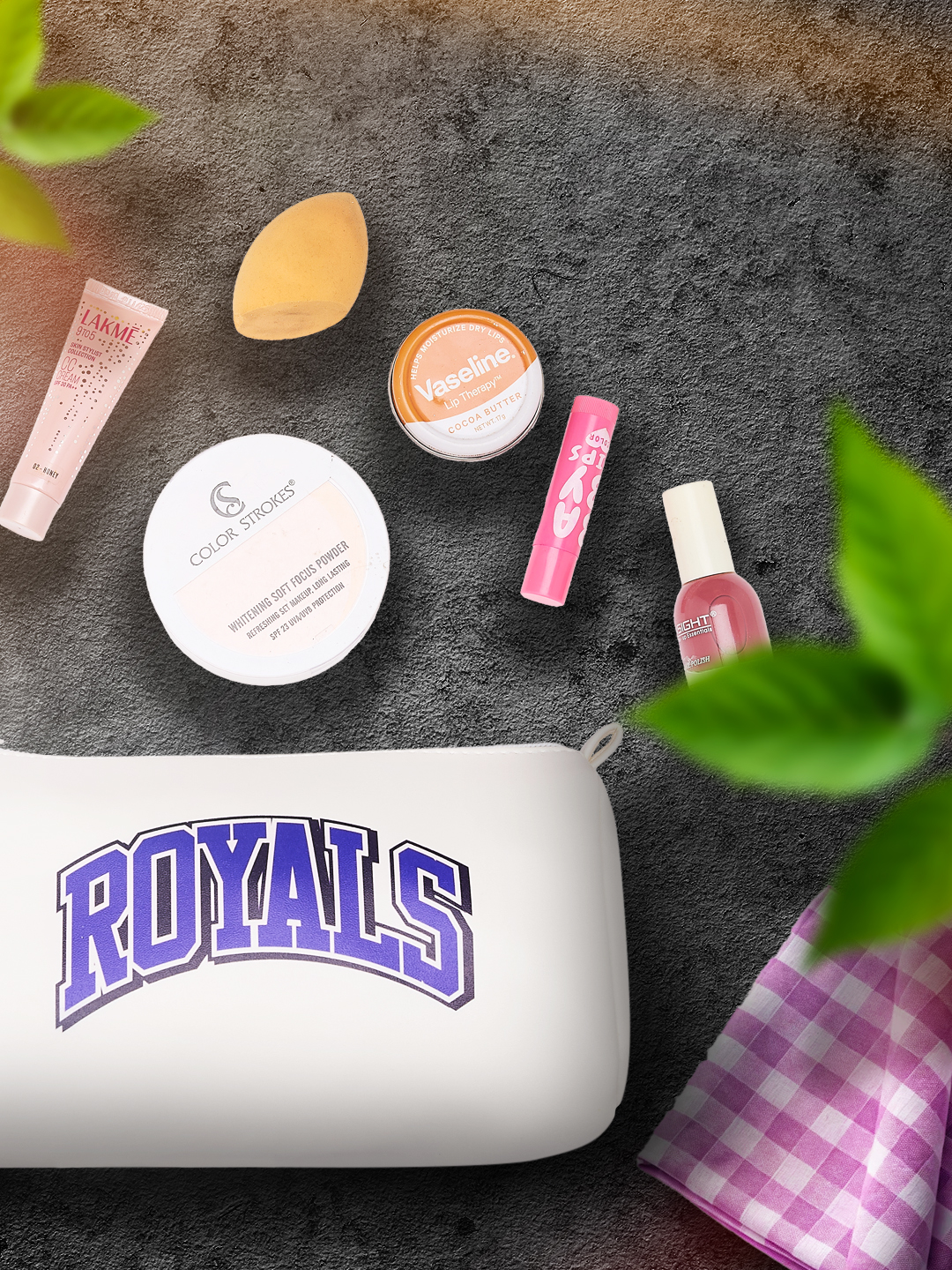 Rajasthan Royals Lightweight Travel Organiser, Compact Size, Multi-Purpose Pouch for Men and Women - White (3)