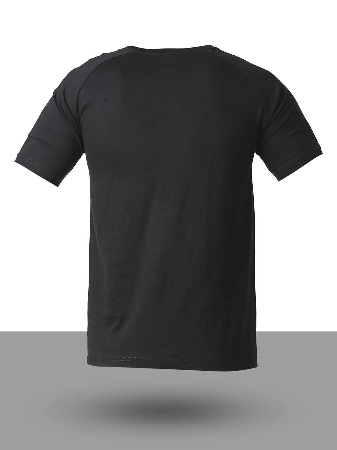 Rajasthan Royals Men Black and Pink Logo Printed Half Sleeves Round Neck Cotton T-Shirt (8)