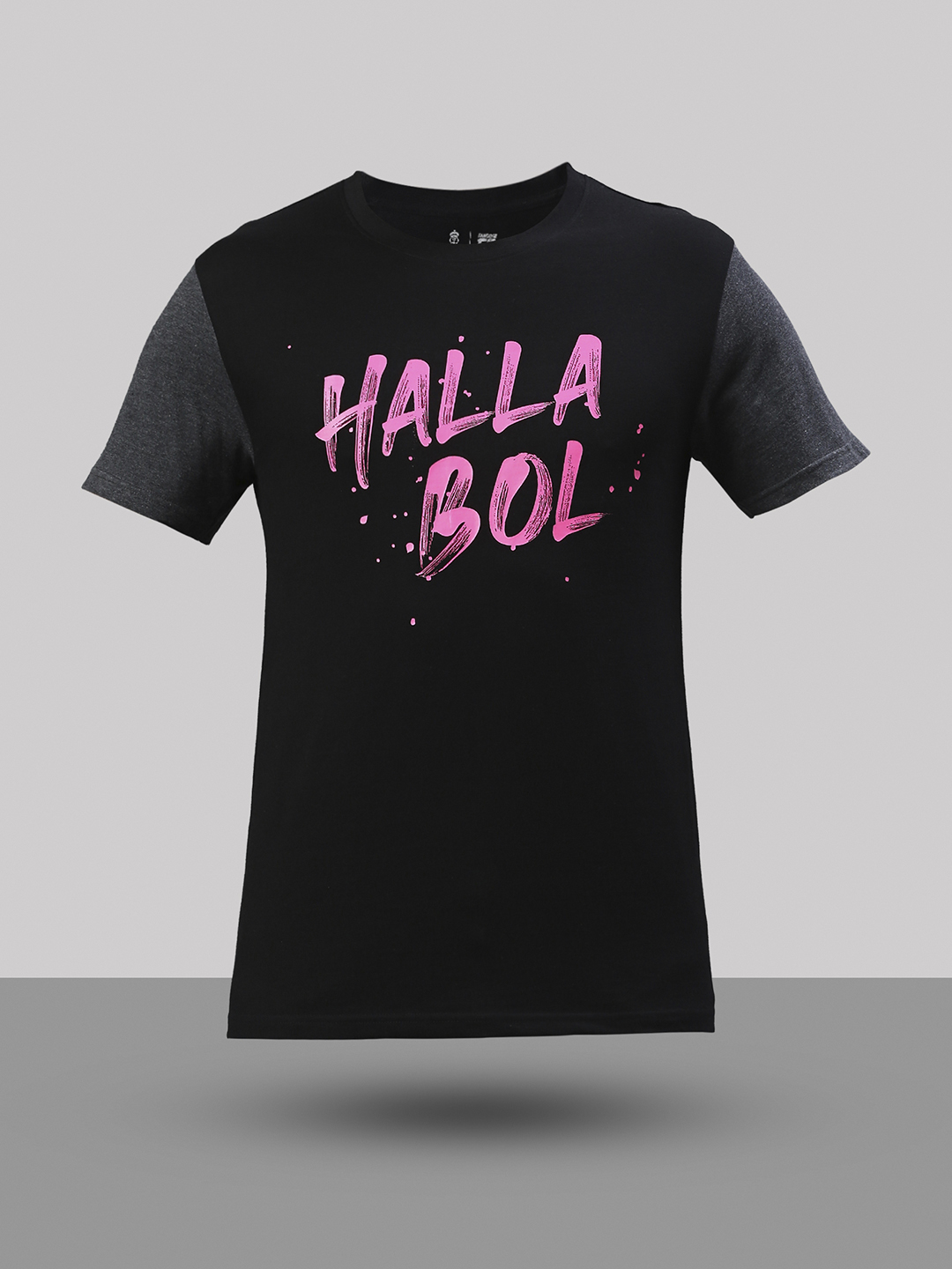 Rajasthan Royals Men Black Typography Printed Half Sleeves Round Neck Cotton T-Shirt (2)