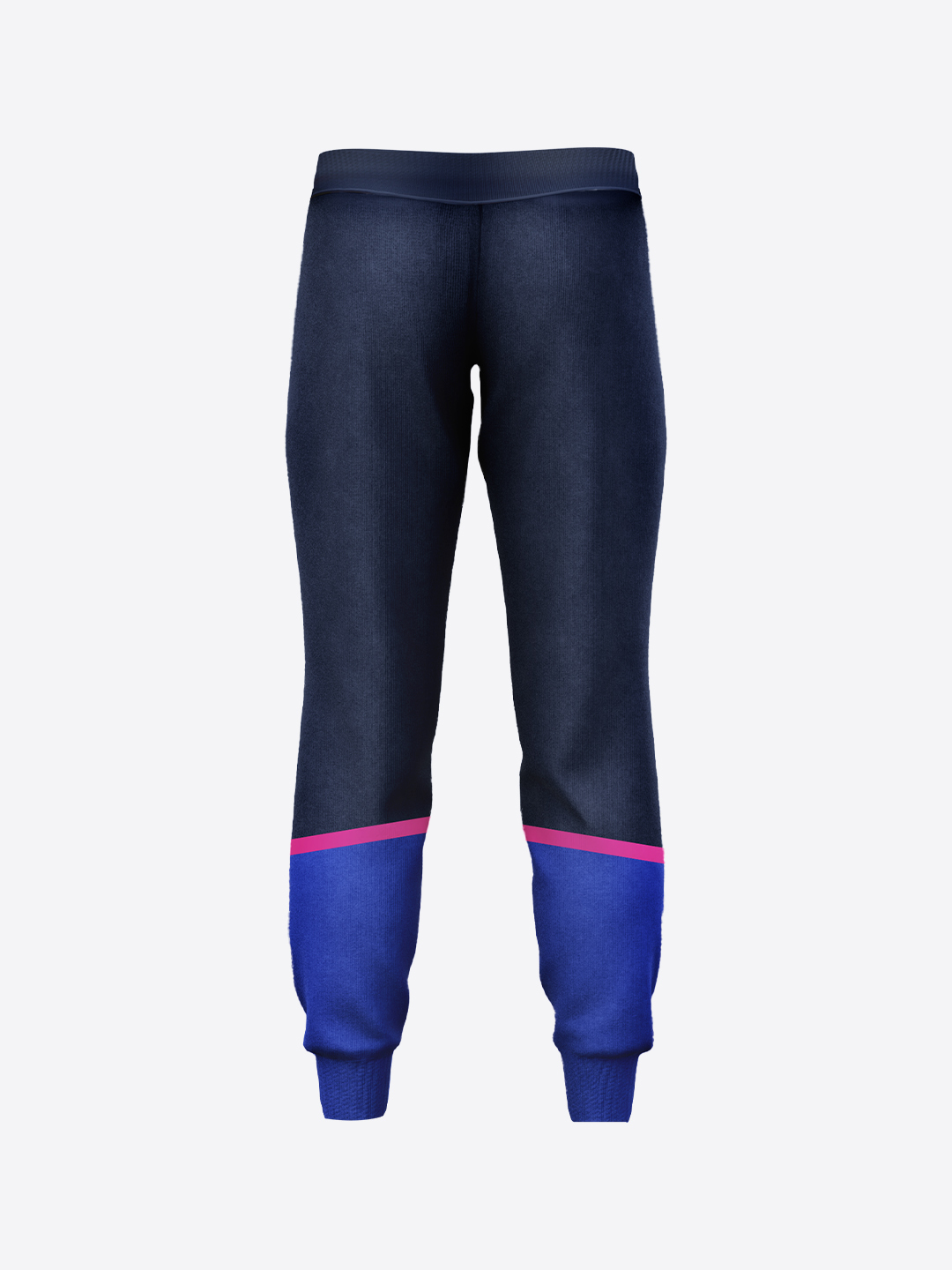 Rajasthan Royals Men Blue Cotton Mid-Rise Printed Training Regular Fit Joggers  (2)
