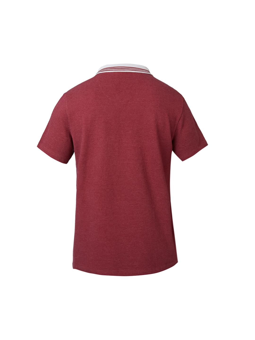 Rajasthan Royals Men Maroon Popcorn Textured Premium Cotton Polo Neck T-Shirt (8)
