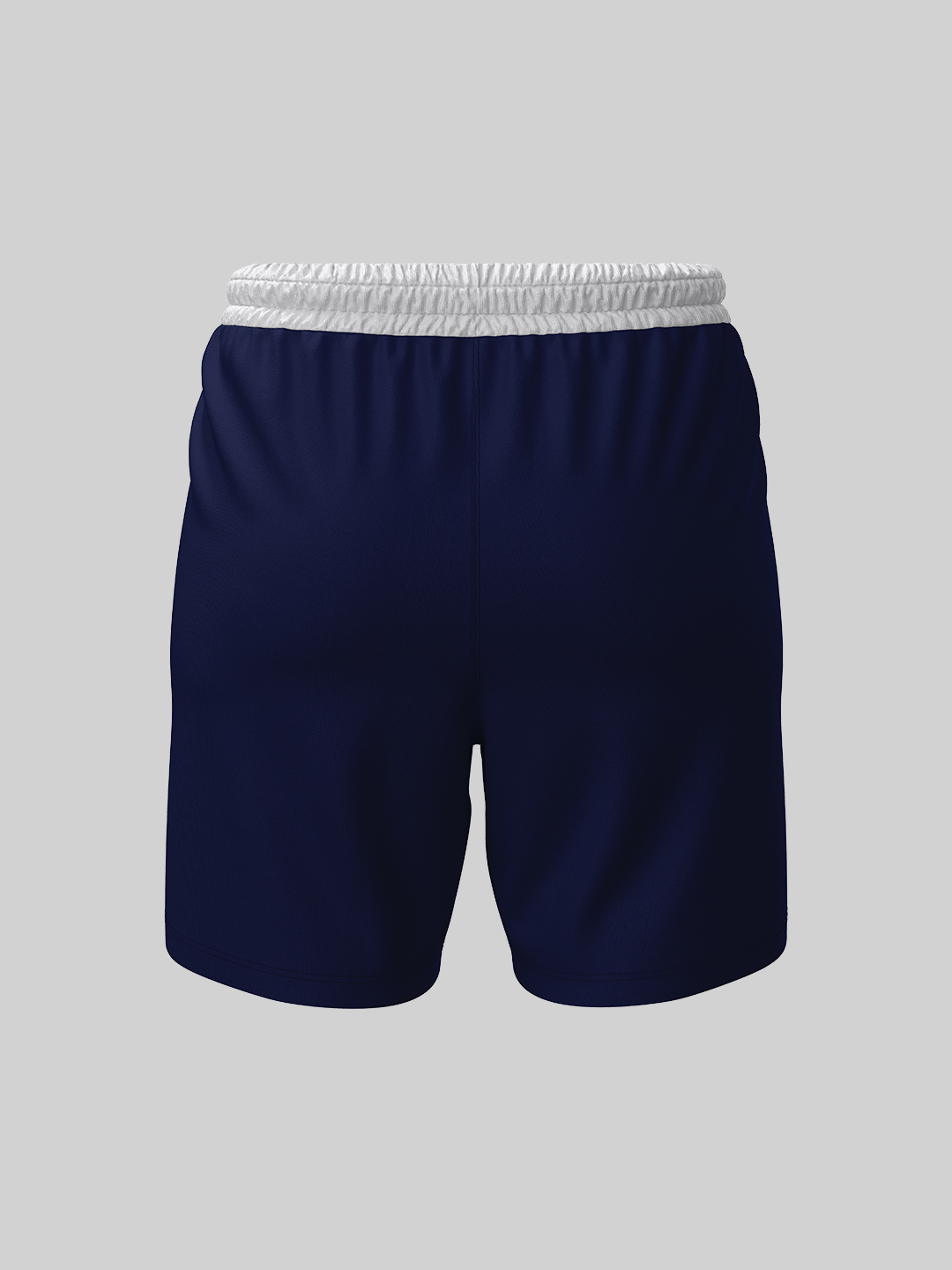 Rajasthan Royals Men Navy Blue and White Logo Printed Mid-Rise Regular Fit Running Shorts (2)