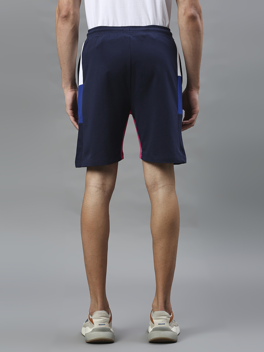 Rajasthan Royals Men Navy Blue Printed Mid-Rise Active Sports Shorts (3)