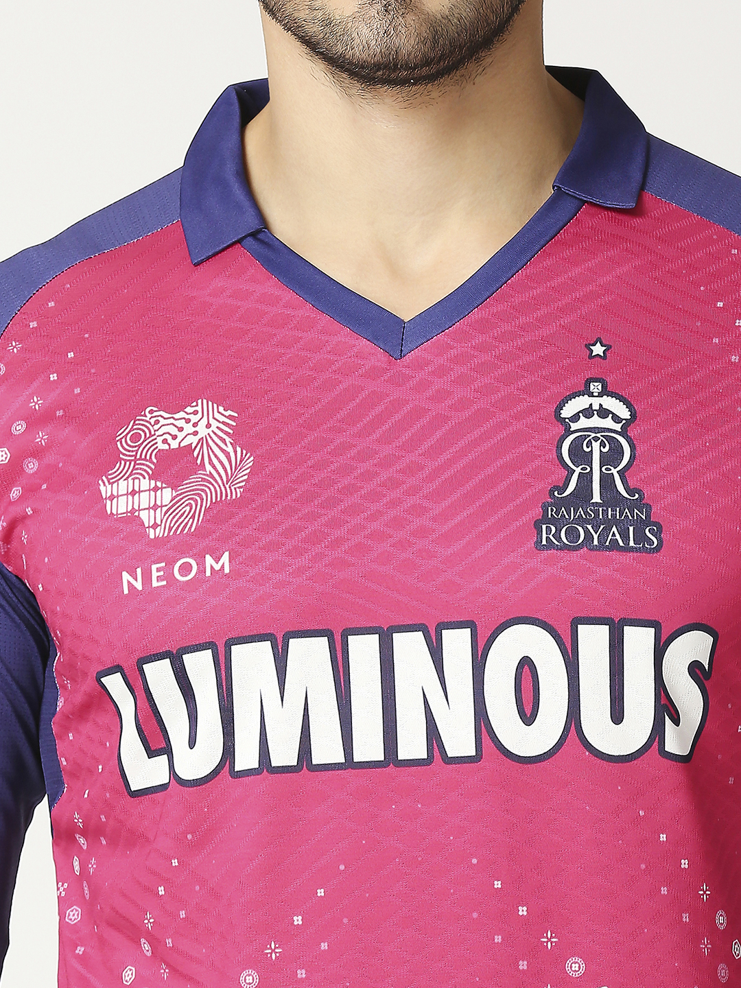 Rajasthan Royals Men Official Full Sleeves Match Jersey 2024 (7)