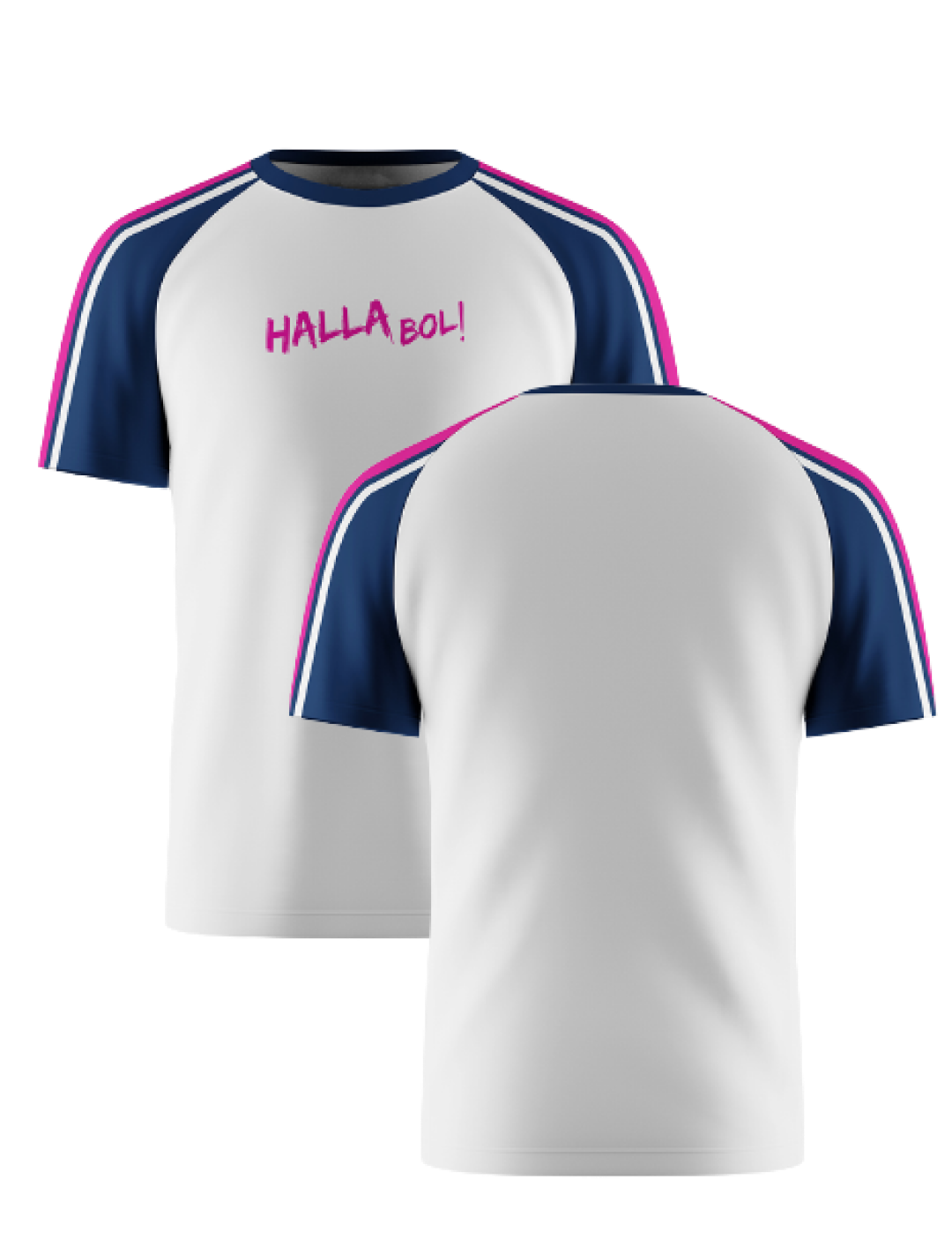 Rajasthan Royals Men White and Navy Blue Colourblocked Half Sleeves Round Neck Cotton T-Shirt: Customised With Your Name (3)