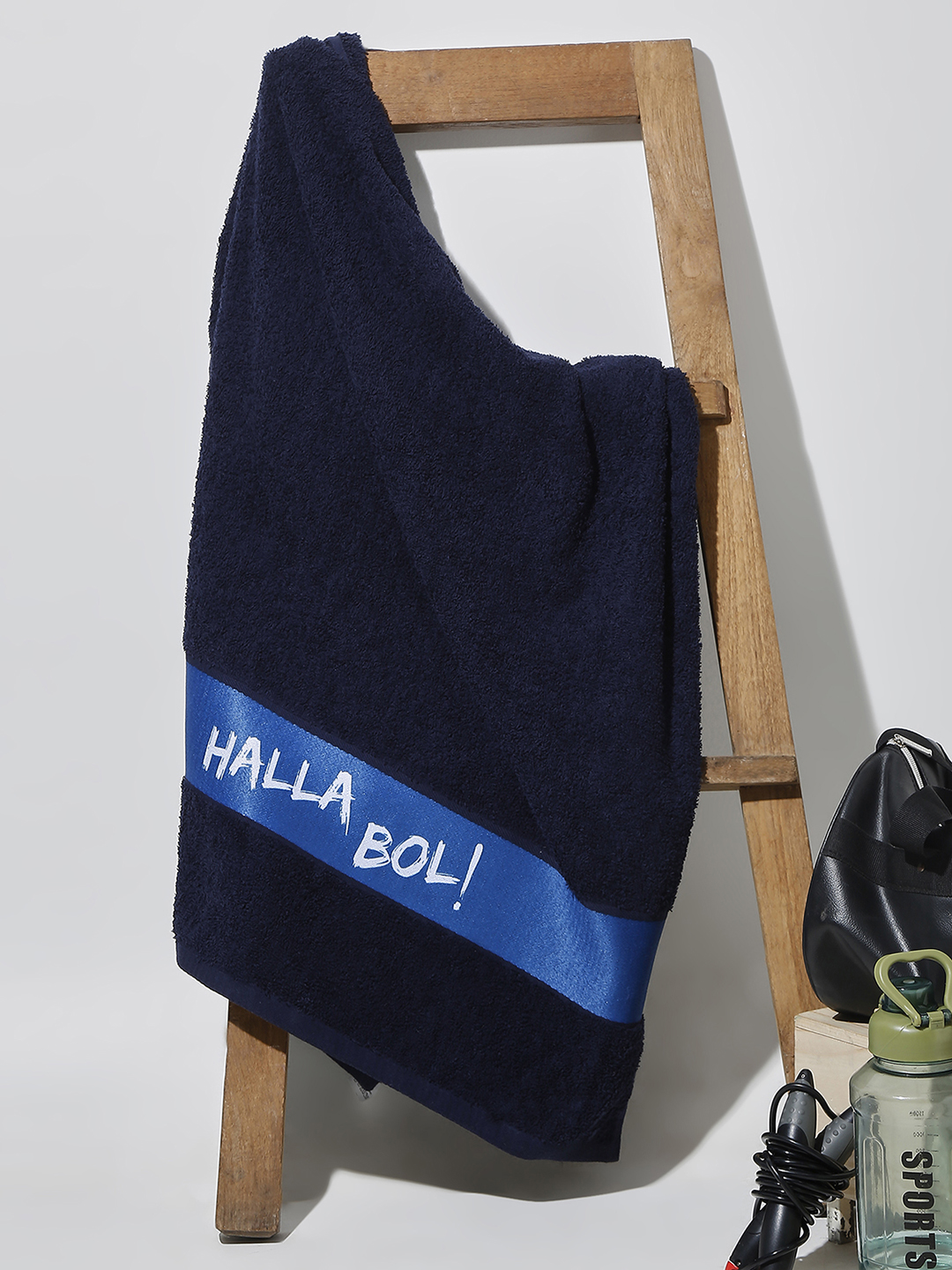 Rajasthan Royals Bath Towel, Premium 100% Cotton Terry Towels, Extra Soft Feel, Super Absorbent, Full Size - 70 cm X 140 (5)