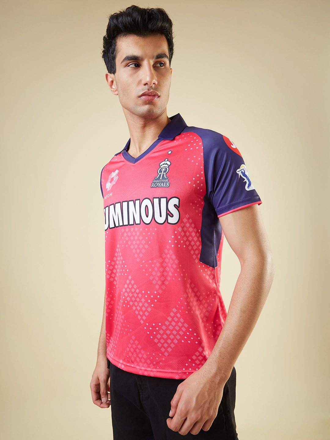 Rajasthan Royals Official Match Replica Jersey 2025 with Jacquard Fabric (3)