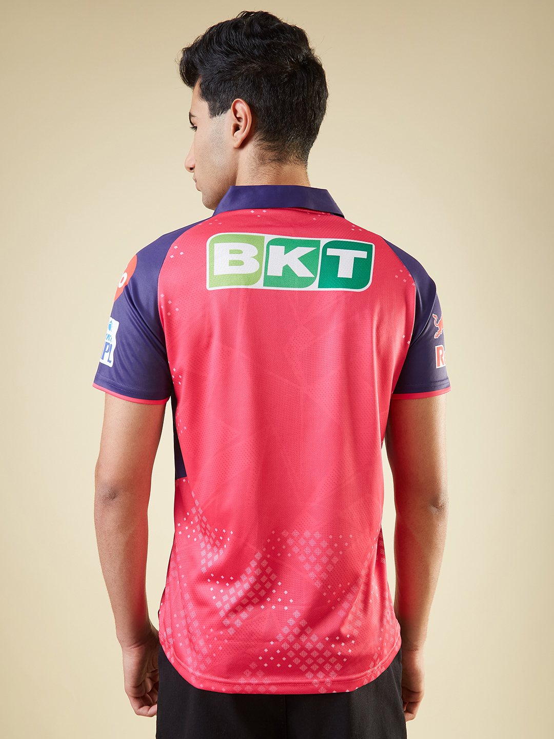 Rajasthan Royals Official Match Replica Jersey 2025 with Jacquard Fabric (8)