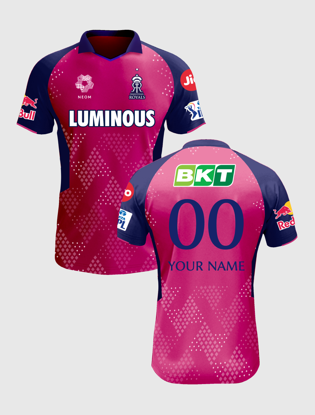 Official Match Replica Jersey 2025 with Jacquard Fabric - Customised