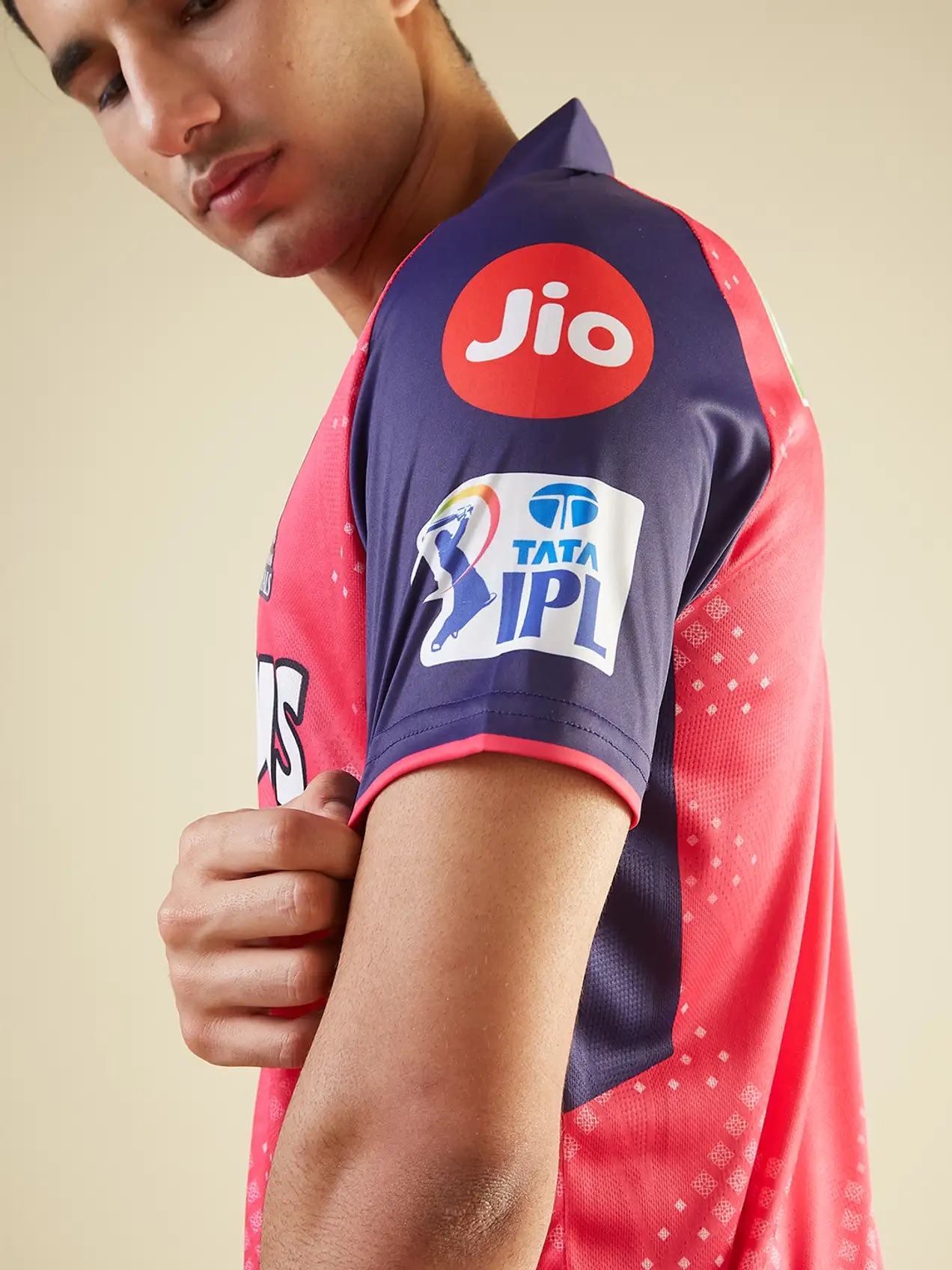 Rajasthan Royals Official Match Replica Jersey 2025 with Premium Jacquard Fabric (4)