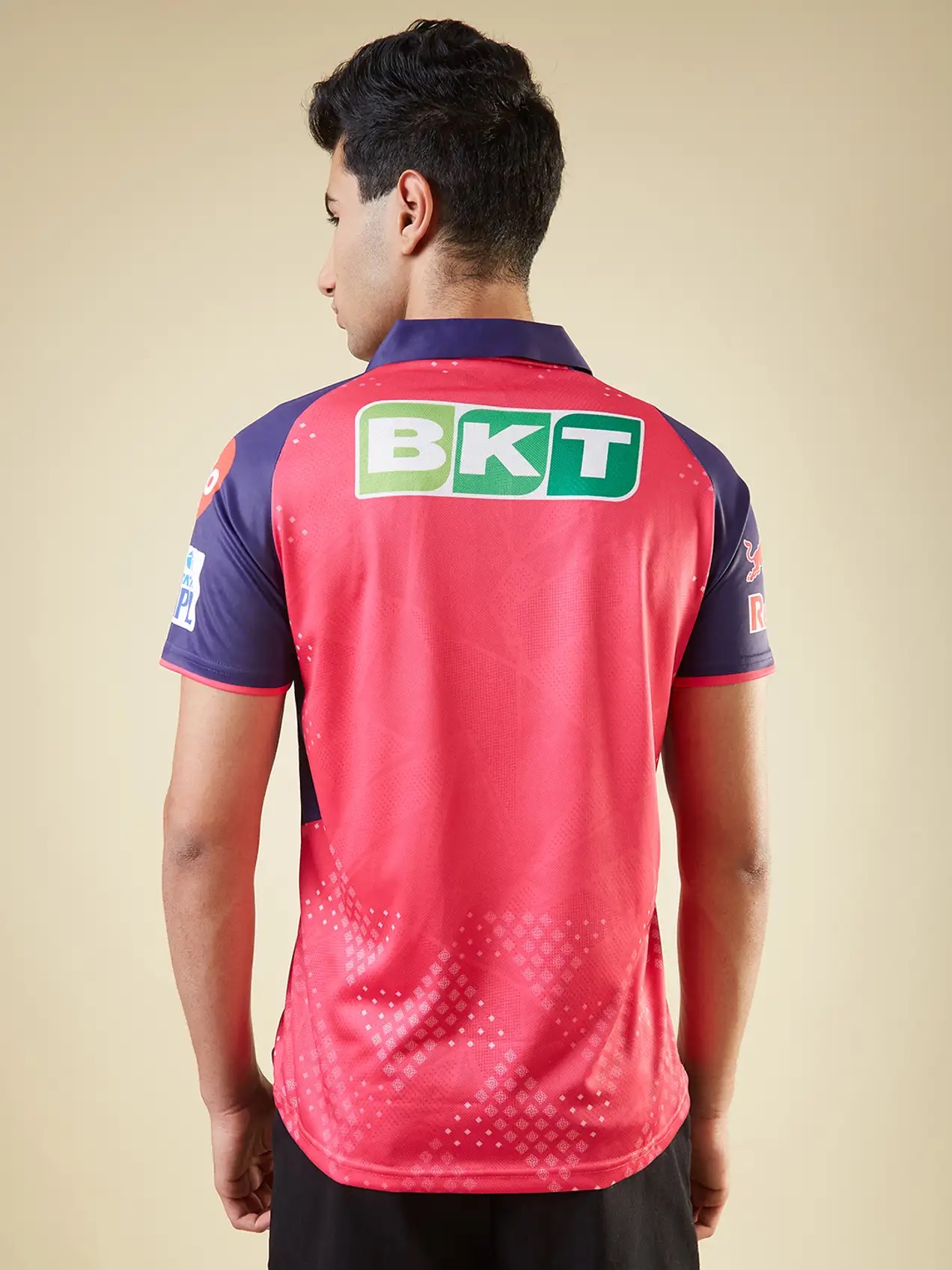Rajasthan Royals Official Match Replica Jersey 2025 with Premium Jacquard Fabric (2)
