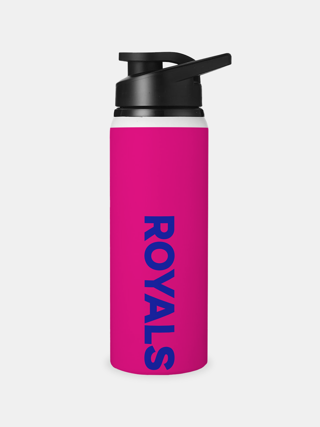 Rajasthan Royals Pink and Blue Logo Printed Single Walled Aluminium Sports Sipper Bottle - 750 ML (2)