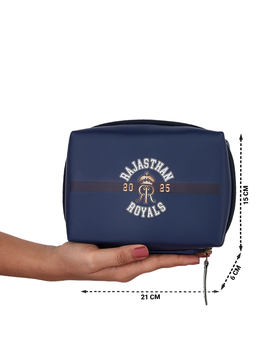 Rajasthan Royals Portable Electronics Accessories and Gadget Organizer Bag with Multi Compartments (Blue) (10)