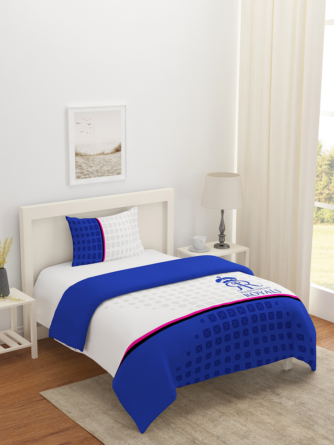 Rajasthan Royals Premium Quality Microfiber, Super Soft and Lightweight, Single Bed Comforter, 120 GSM, 158x245(cm)  - W (2)