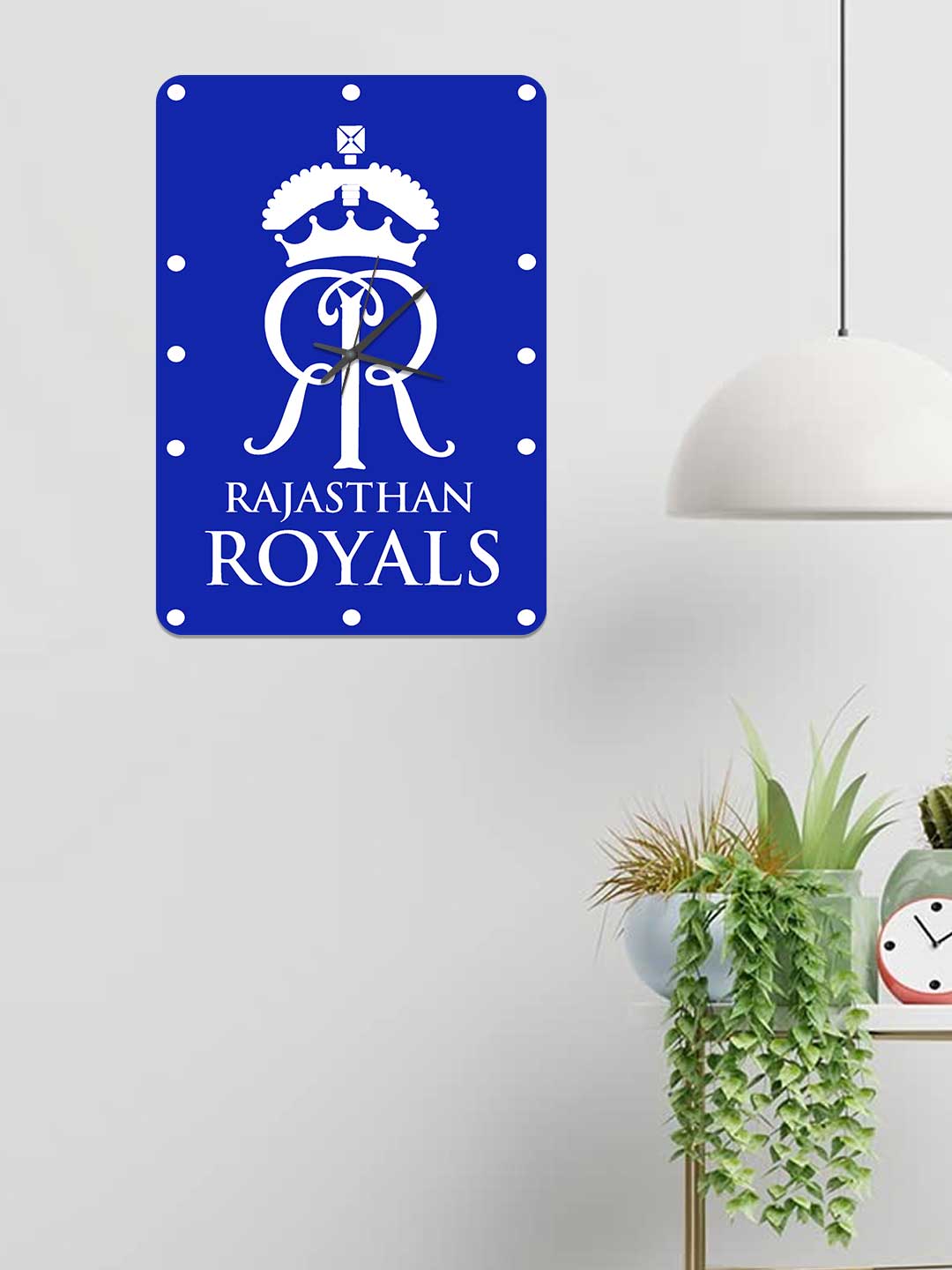 Rajasthan Royals Rajasthan Royals - Wall Clock (Pack of - 1) (1)