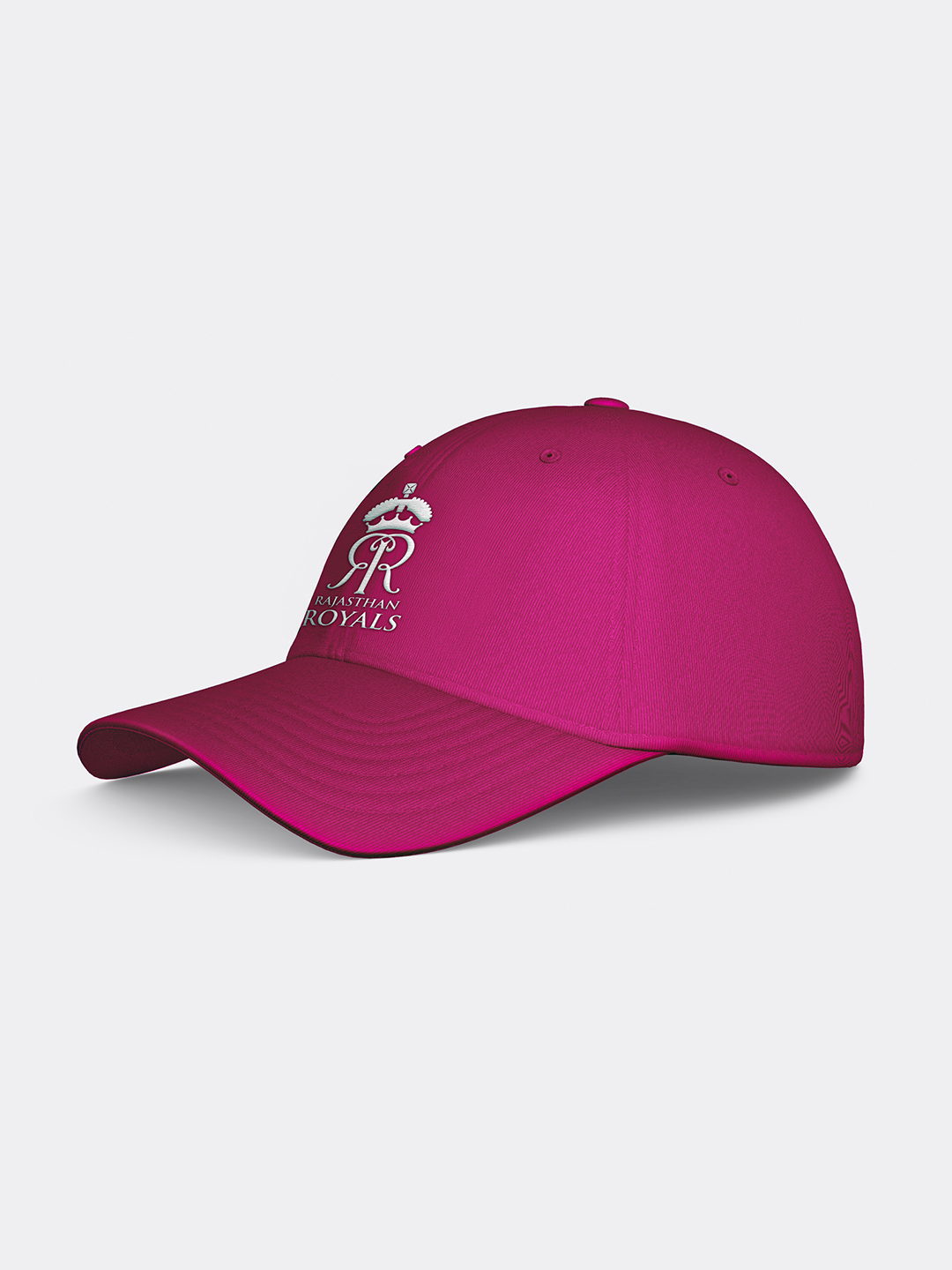 Rajasthan Royals Royals Embroidered Pink Baseball Cap (2)