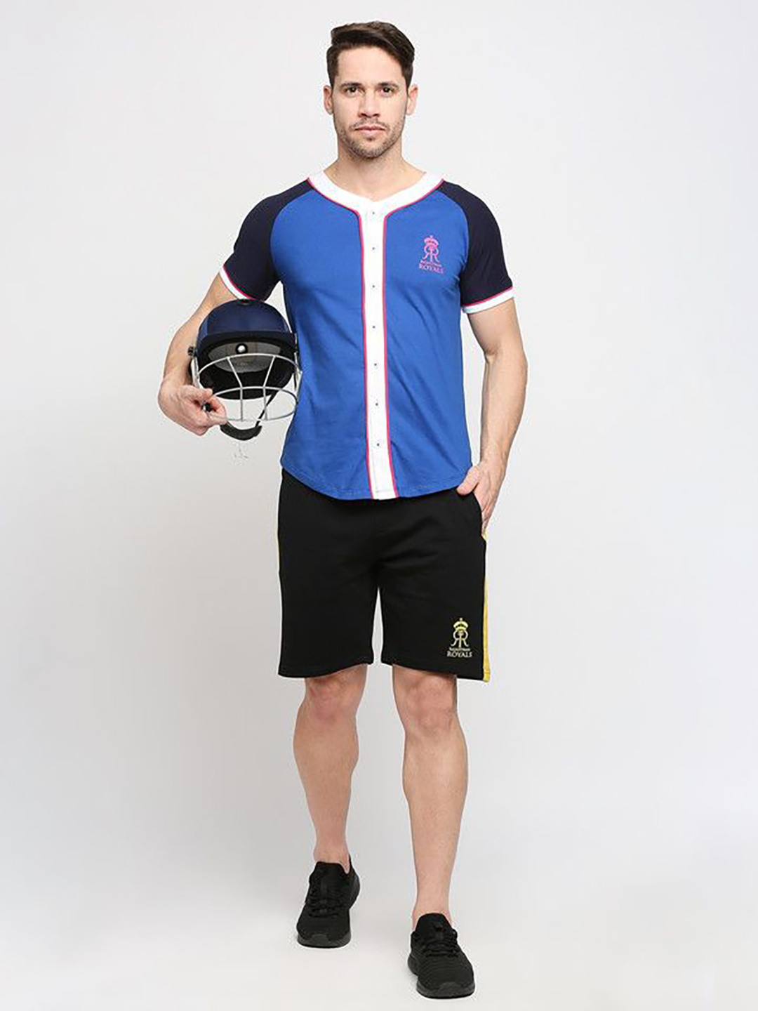 Rajasthan Royals RR Mens Baseball T-Shirt (6)