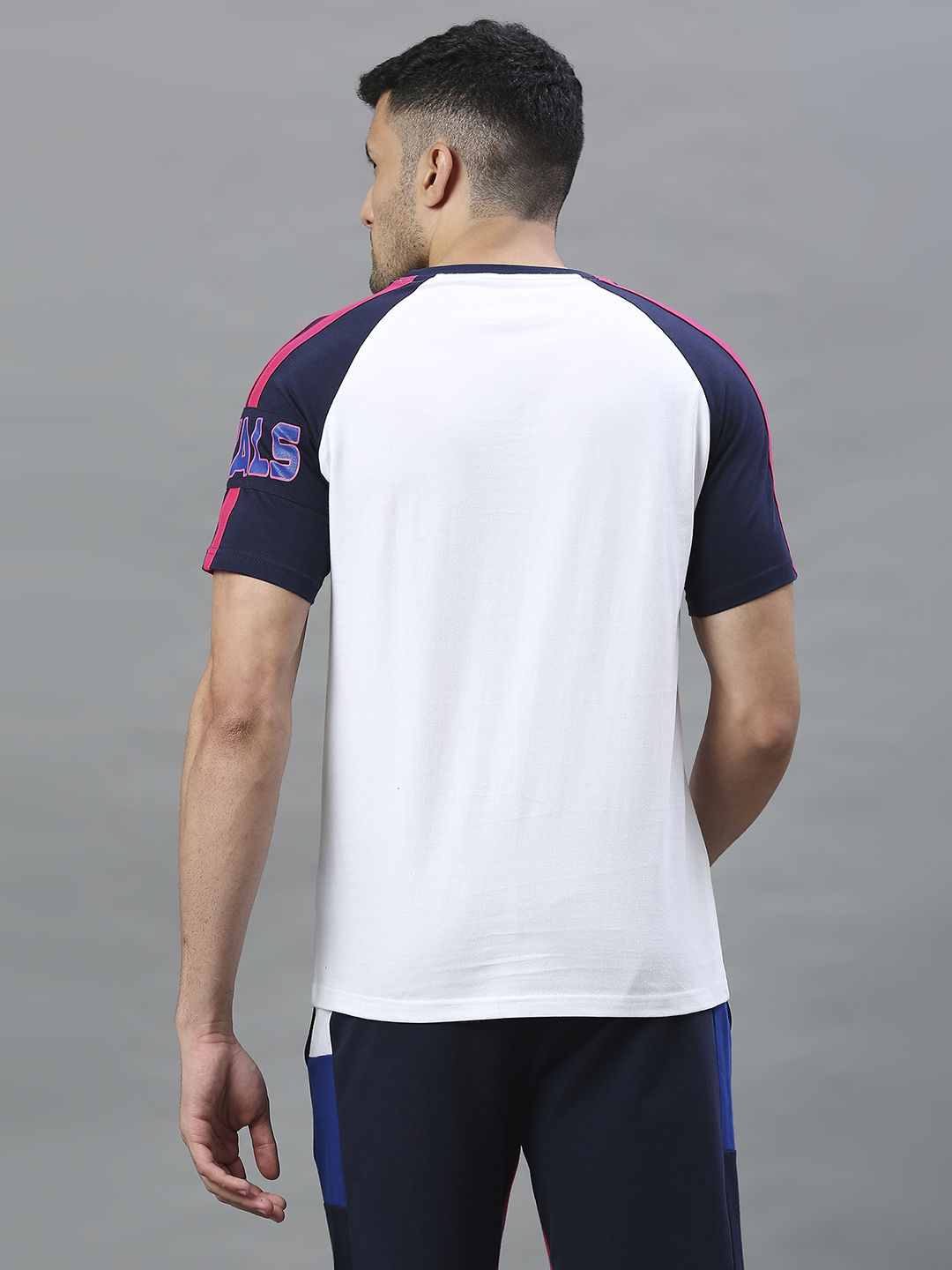 Rajasthan Royals RR Official Men White Printed Round Neck T-Shirts (2)