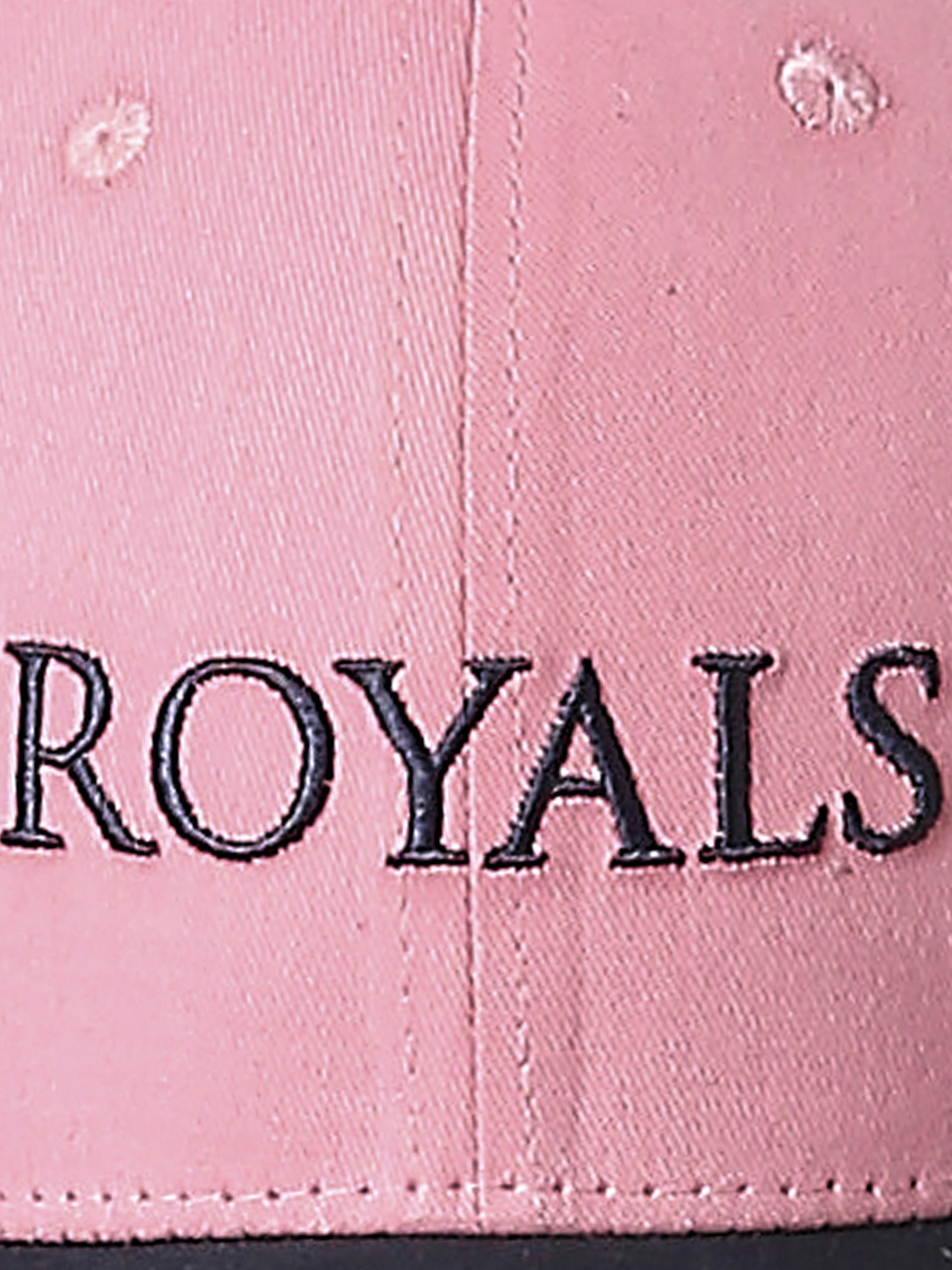 Rajasthan Royals RR Pink and Black Printed Cap (9)
