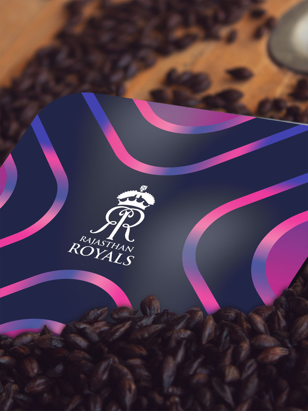 Rajasthan Royals RR Symmetric - Square Coaster (Pack of - 4) (5)