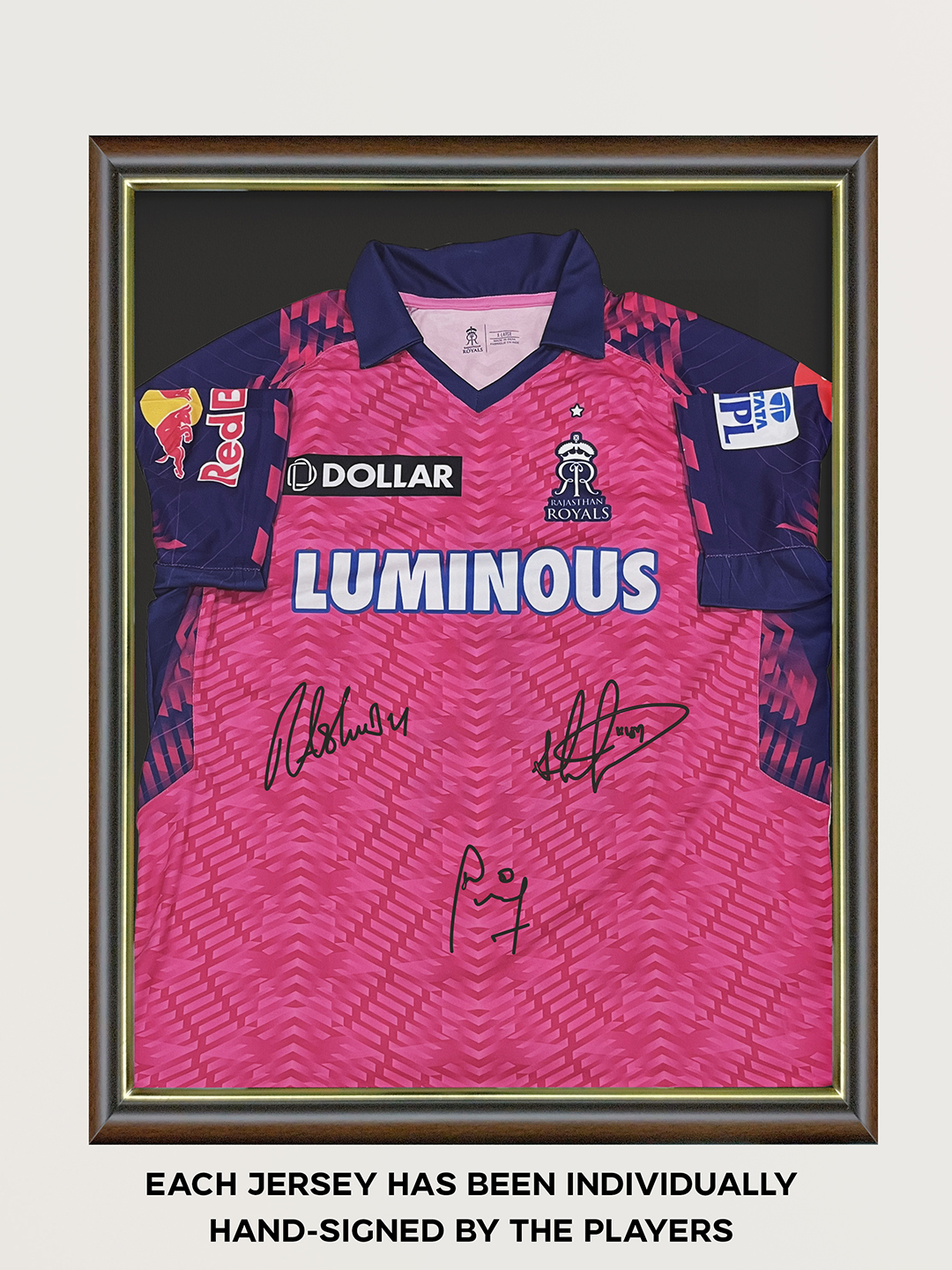 Rajasthan Royals Signed Memorabilia - Ravi Ashwin, Shimron Hetmyer, Dhruv Jurel (1)