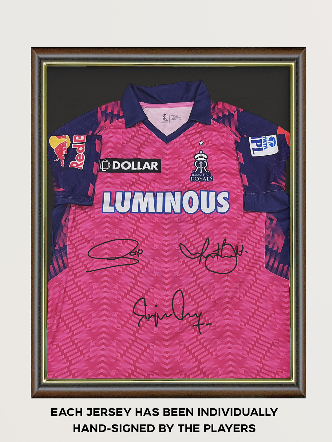 Rajasthan Royals Signed Memorabilia - Sanju Samson, Trent Boult, Riyan Parag (1)