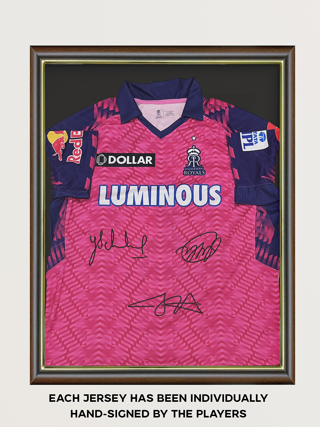 Rajasthan Royals Signed Memorabilia - Yuzi Chahal, Jason Holder, Jaiswal (1)
