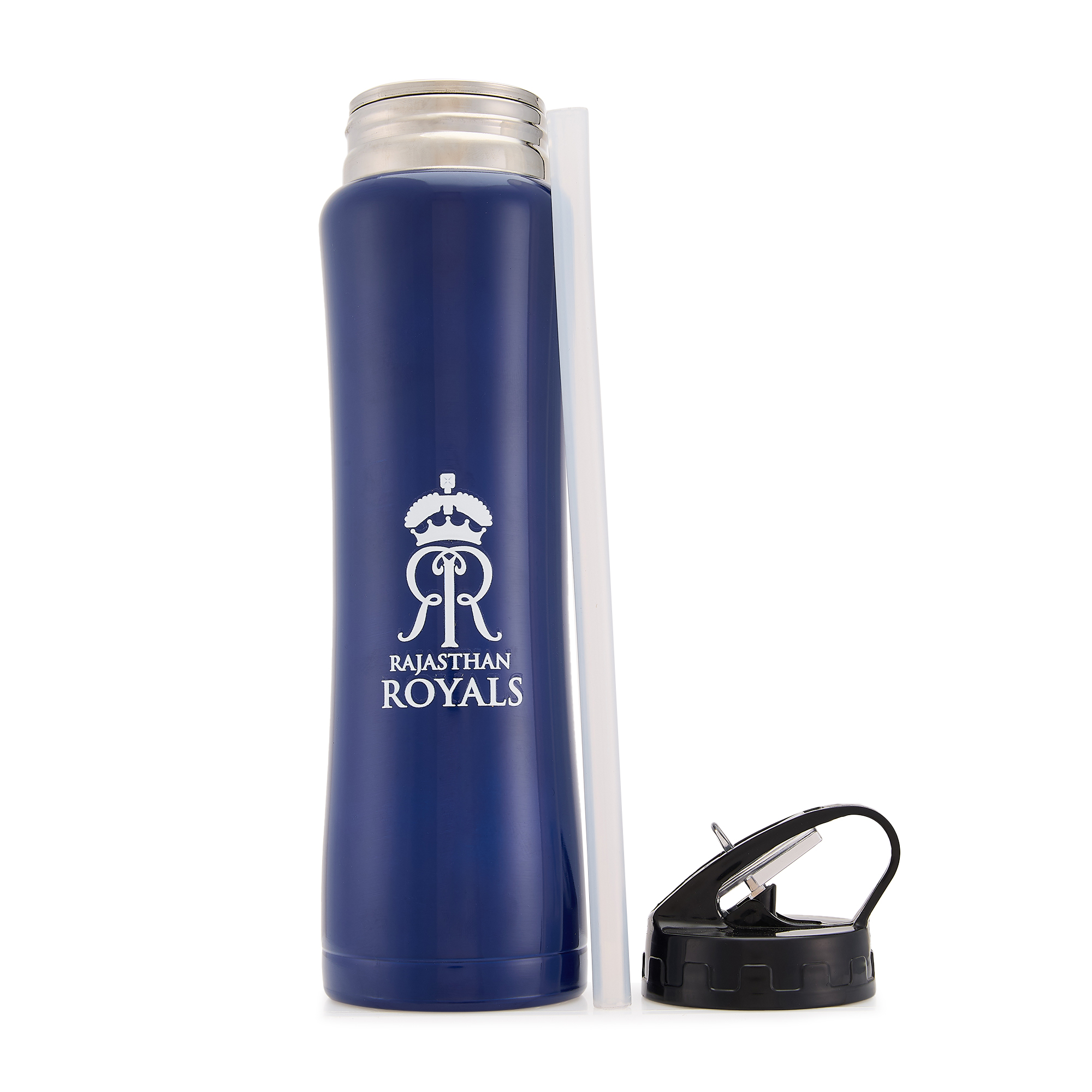 Rajasthan Royals Single Walled, Easy to Carry, Leak-Proof, Rust Free, Stainless Steel Bottle - 750 Ml (Blue) (4)
